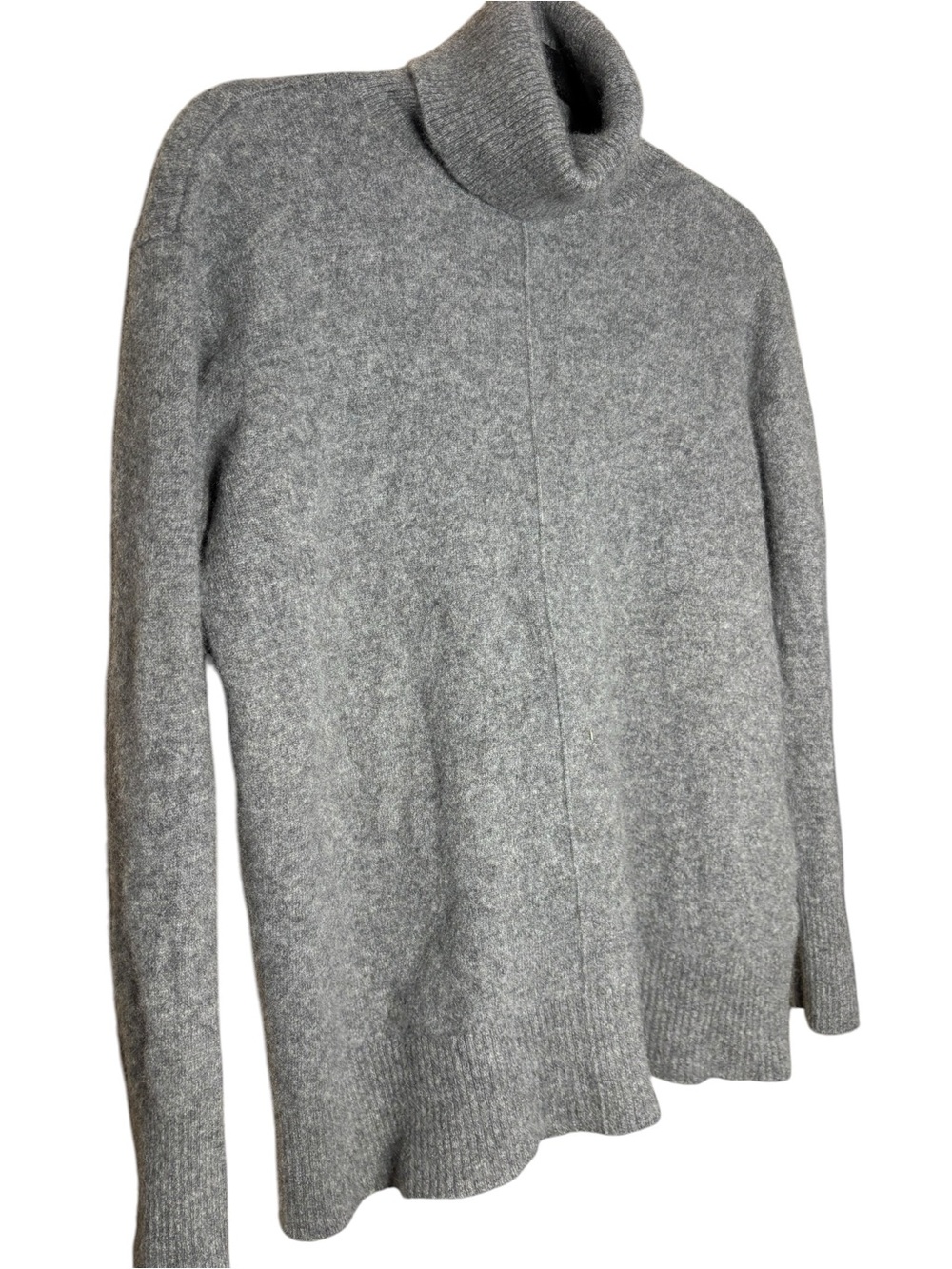 CHARTER CLUB | Women’s Grey Pure Cashmere Turtleneck Sweater size L Quiet Luxury - Picture 4 of 12